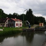Schleuse Nr. 16 am Saar-Kohlekanal. im Vordergrund der Kanal.