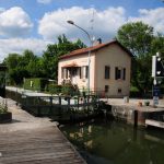 Schleuse am Saar-Kohlekanal