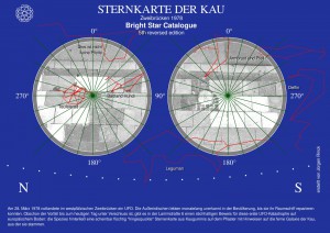 Sternkarte der Kau by Jürgen Rinck
